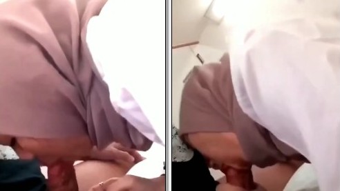 Crot Di Wajah FWB Hijaber Manis